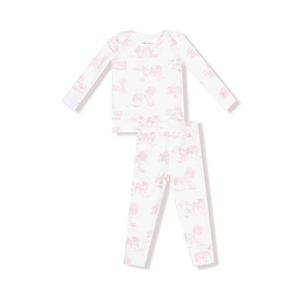 Angel Dear Angel Dear Ribbed Modal Loungewear Set For Toddlers - Everetts Place Boutique - 