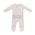 Angel Dear Angel Dear Ruffle Back Two Way Zipper Footie Bamboo Cozy - Everetts Place Boutique - 