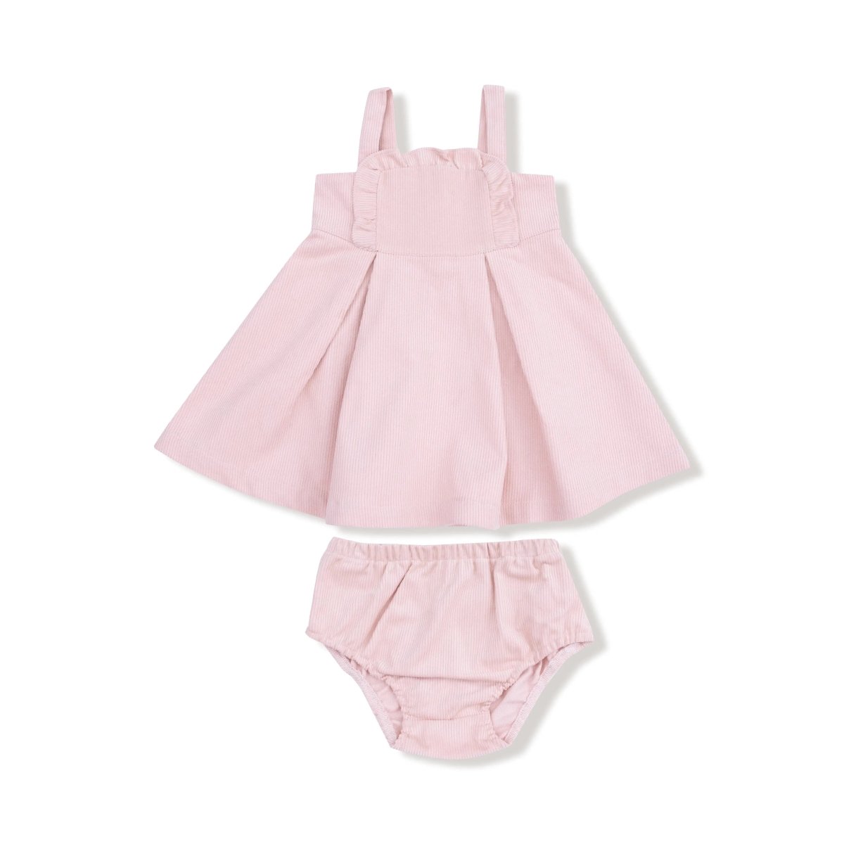 Angel Dear Angel Dear Ruffle Jumper With Diaper Cover Corduroy - Everetts Place Boutique - 