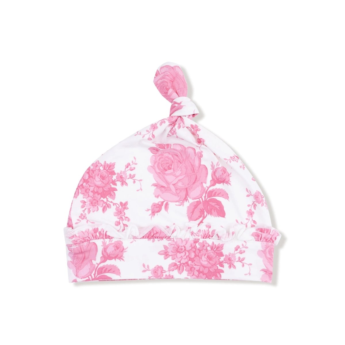 Angel Dear Angel Dear Ruffle Knotted Baby Hat With Soft Bamboo Viscose - Everetts Place Boutique - 