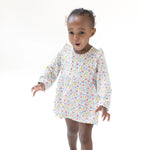 Angel Dear Angel Dear Ruffle Long Sleeve Bodysuit Dress For Fall - Everetts Place Boutique - 