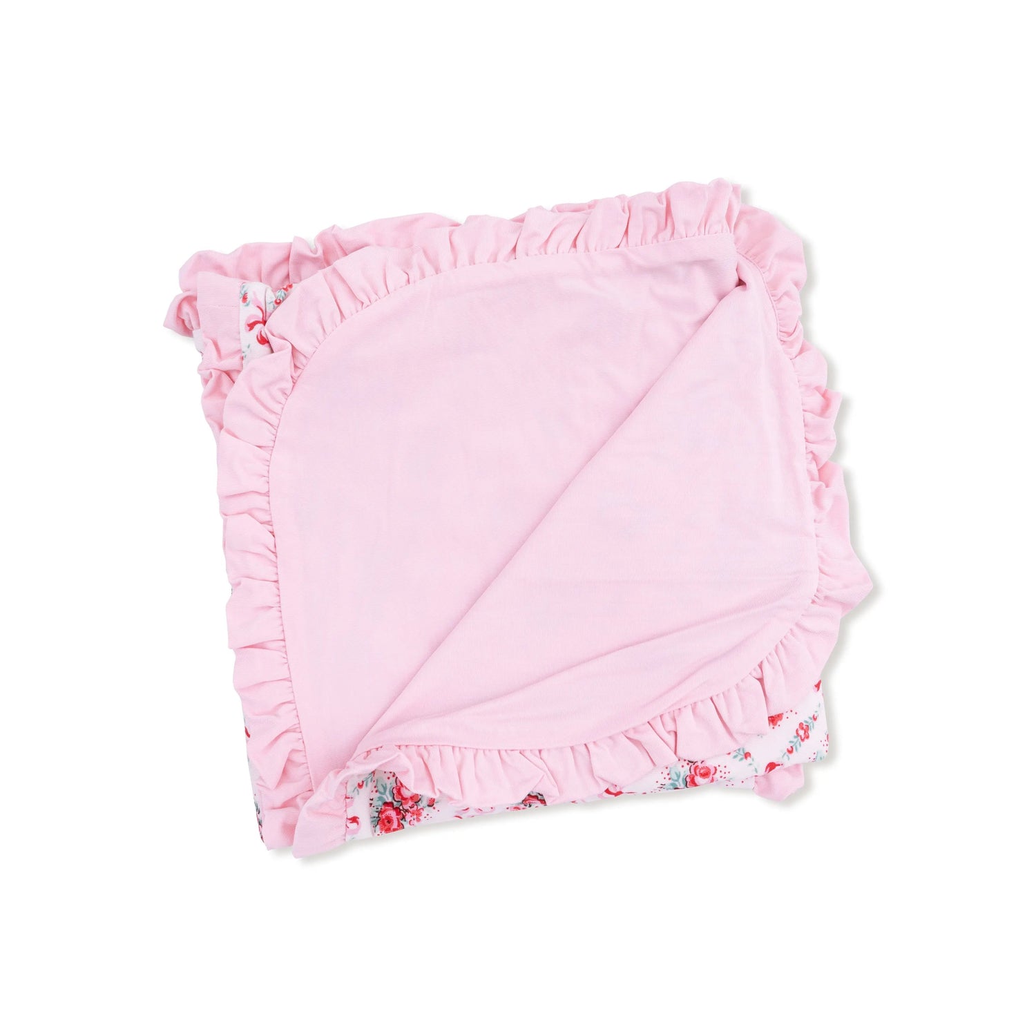 Angel Dear Angel Dear Ruffle Receiving Blanket Viscose Bamboo Baby - 