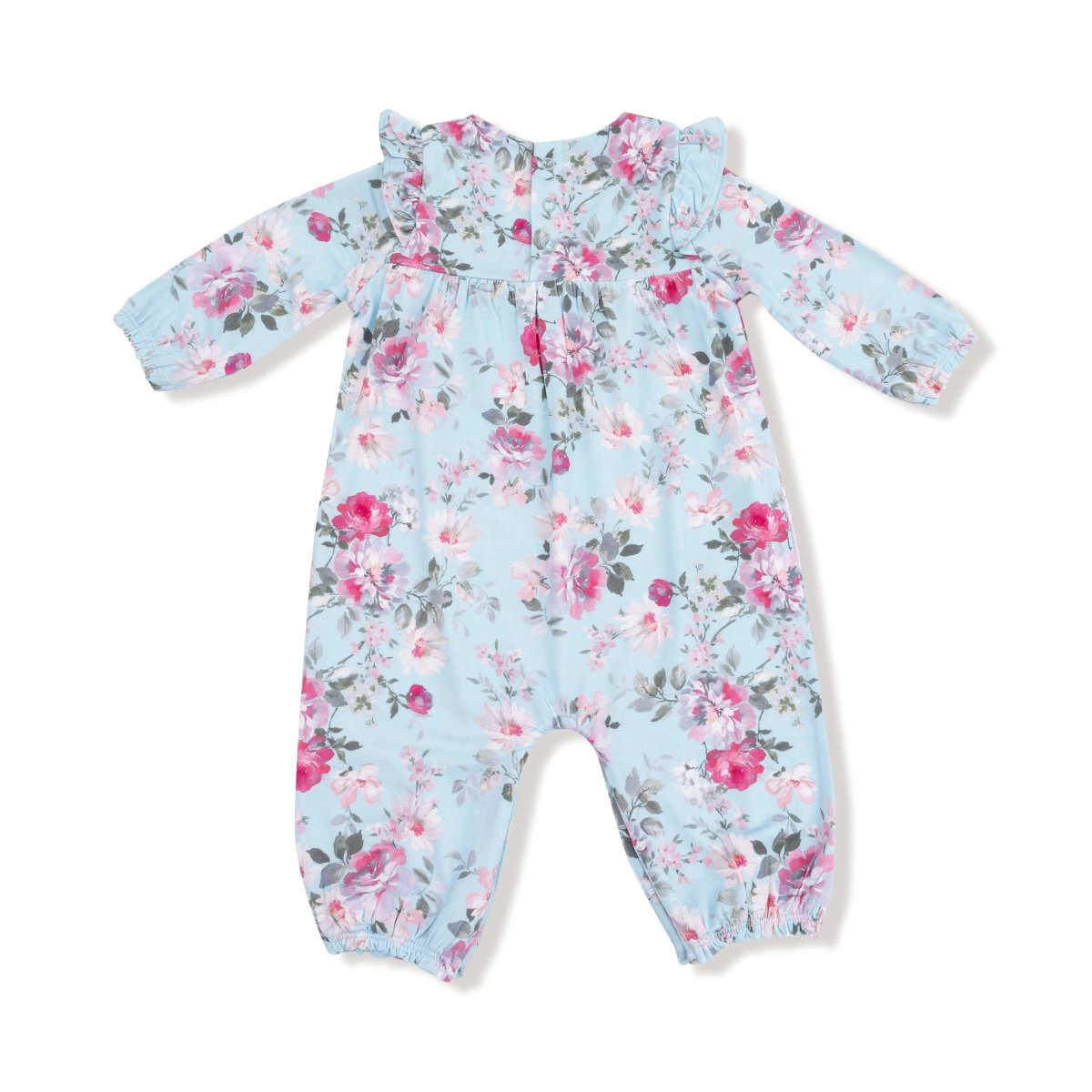 Angel Dear Angel Dear Ruffle Sleeve Romper Bamboo Viscose Baby - Everetts Place Boutique - 