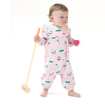 Angel Dear Angel Dear Ruffle Sleeve Romper Soft Viscose From Bamboo - Everetts Place Boutique - 