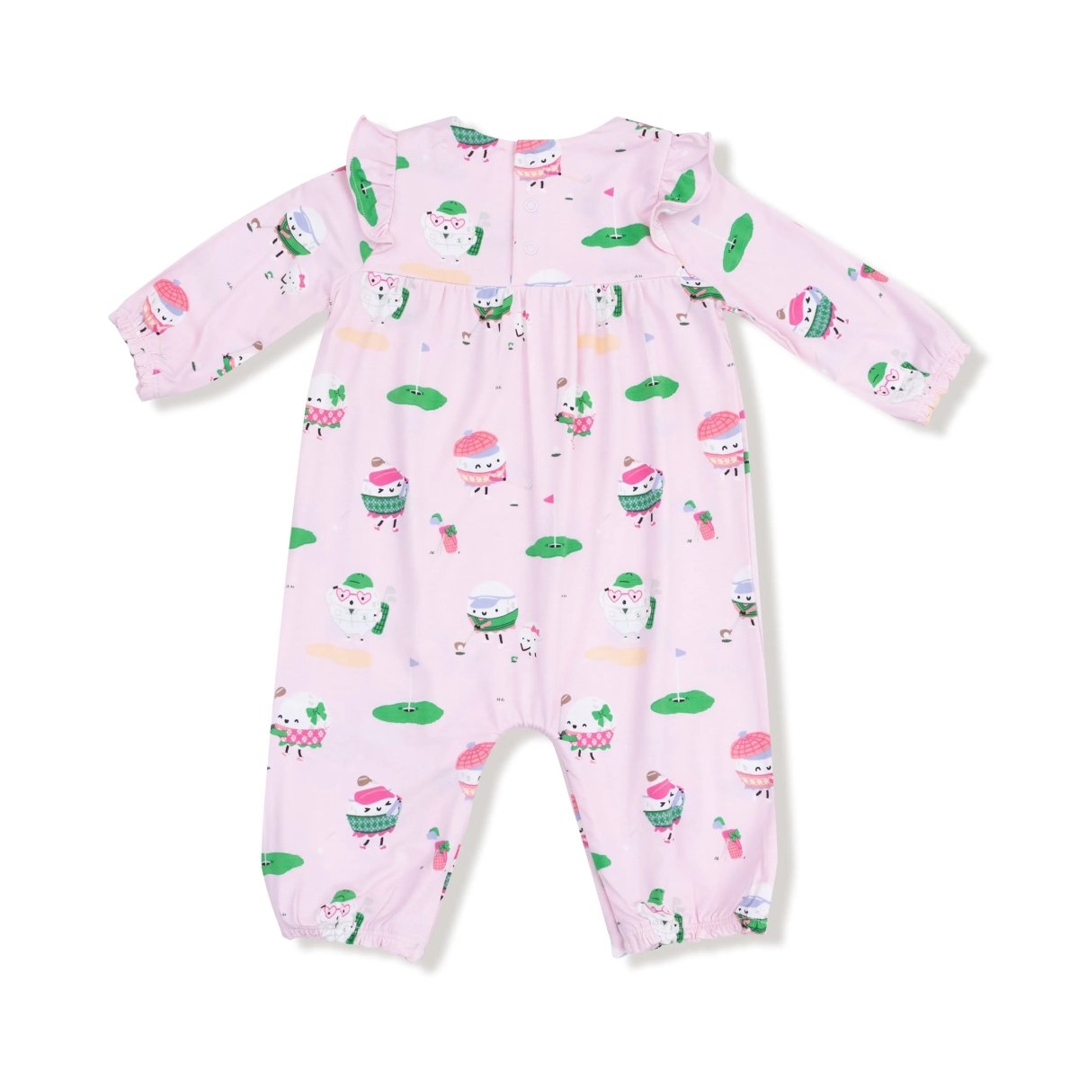 Angel Dear Angel Dear Ruffle Sleeve Romper Soft Viscose From Bamboo - Everetts Place Boutique - 