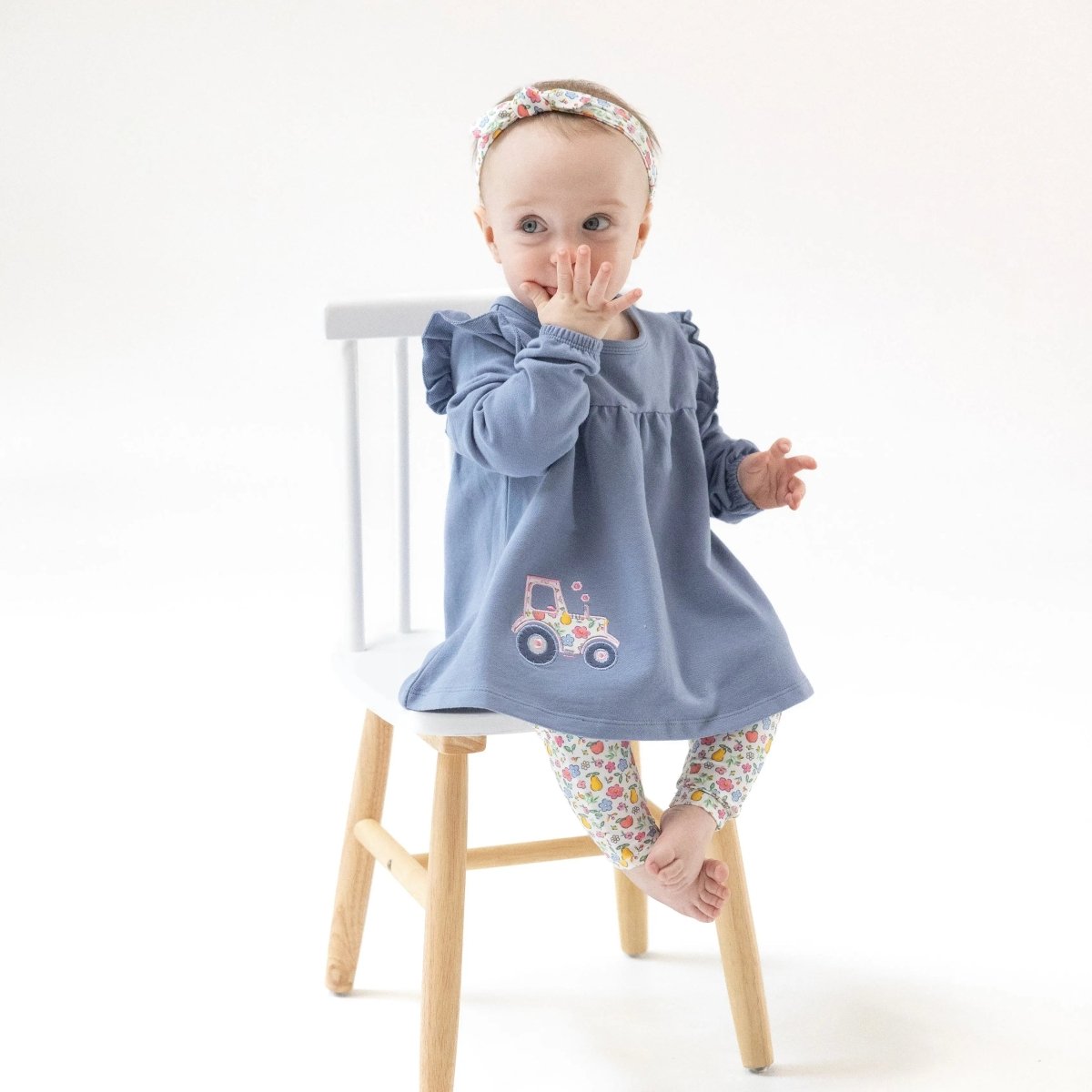Angel Dear Angel Dear Ruffle Tunic and Bamboo Legging Set for Kids - Everetts Place Boutique - 