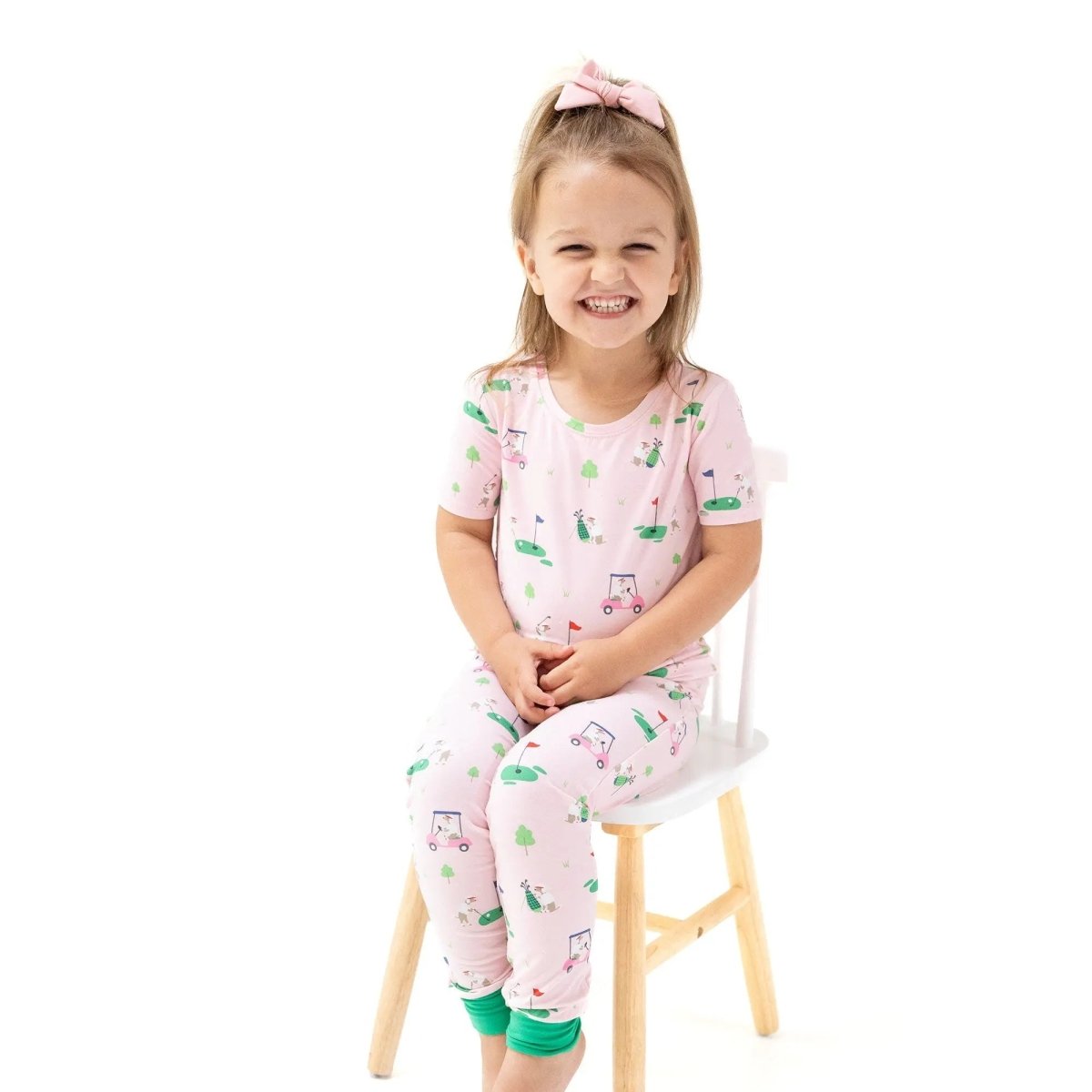 Angel Dear Angel Dear Short Sleeve Loungewear Set for Toddlers - Everetts Place Boutique - 
