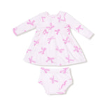Angel Dear Angel Dear Simple Dress and Bloomer Set Baby Outfit - Everetts Place Boutique - 