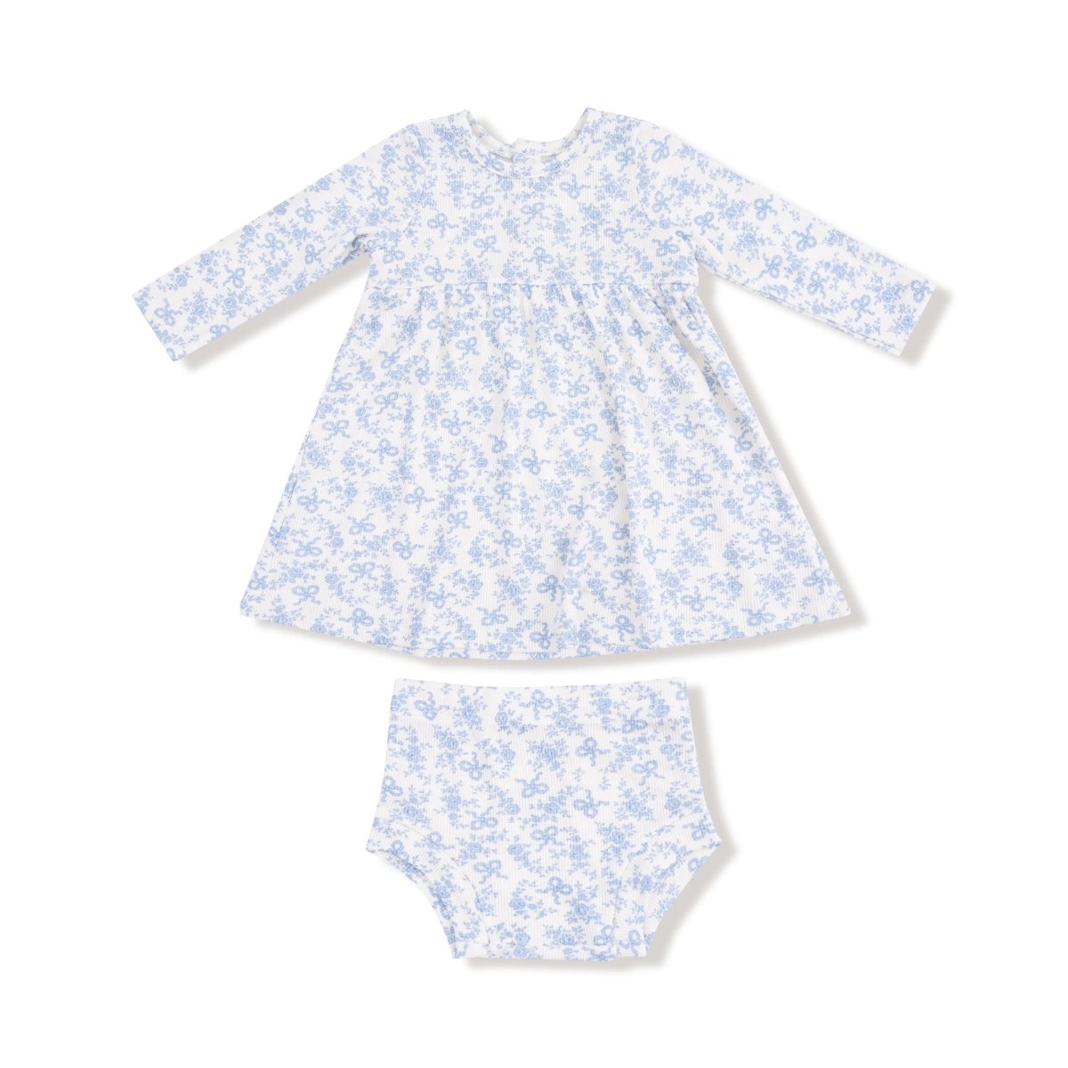 Angel Dear Angel Dear Simple Dress and Bloomer Set for Baby Girls - Everetts Place Boutique - 