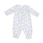 Angel Dear Angel Dear Smocked Long Sleeve Baby Romper Soft Viscose - Everetts Place Boutique - 