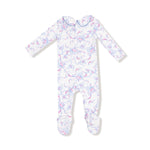 Angel Dear Angel Dear Smocked Peter Pan Footie With Snap Closure - Everetts Place Boutique - 