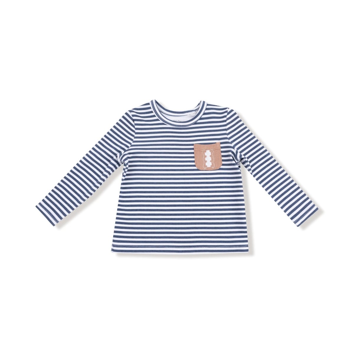 Angel Dear Angel Dear Soft Organic Cotton Football Pocket Long Sleeve - Everetts Place Boutique - 