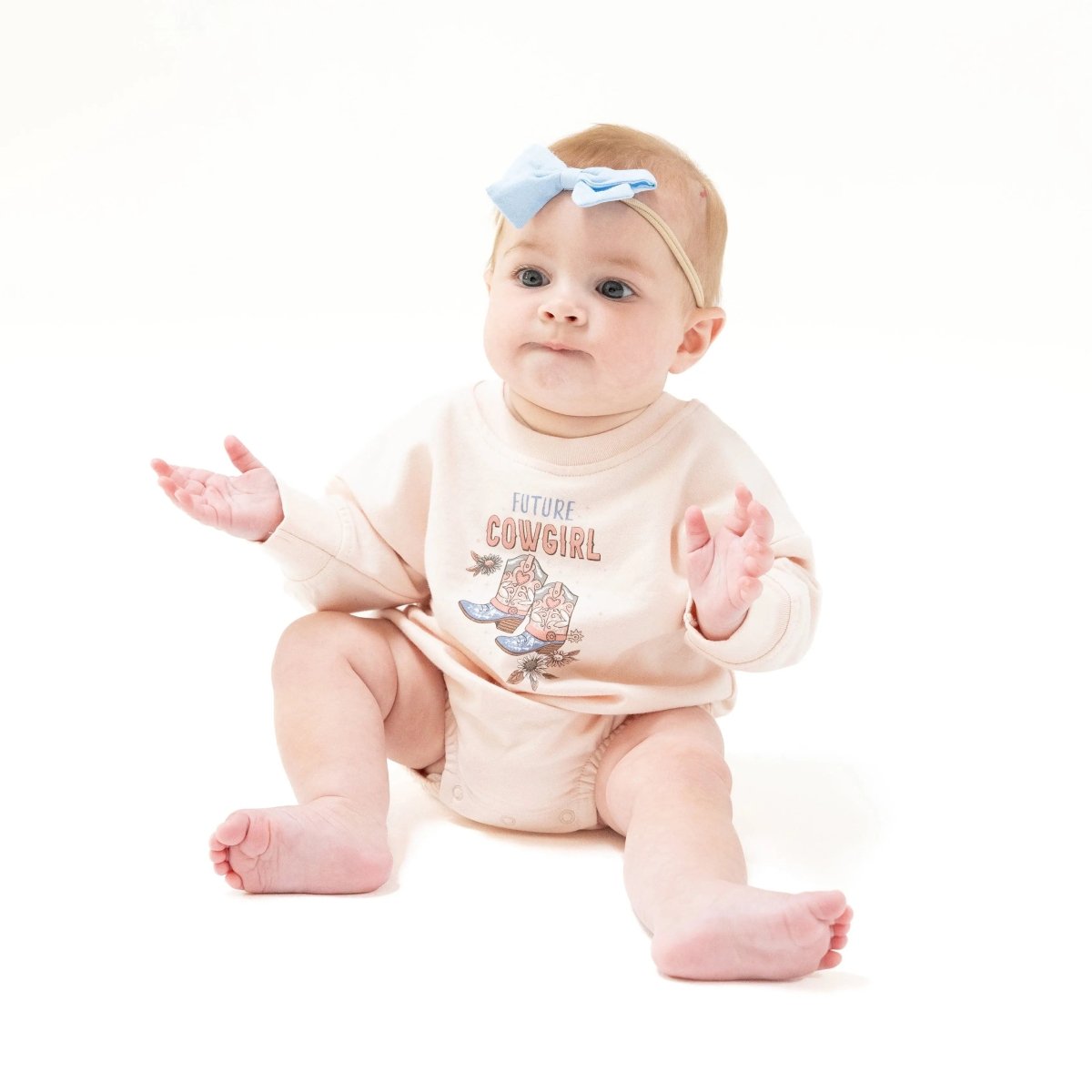 Angel Dear Angel Dear Sweatshirt Bubble Future Cowgirl Cozy Western - Everetts Place Boutique - 