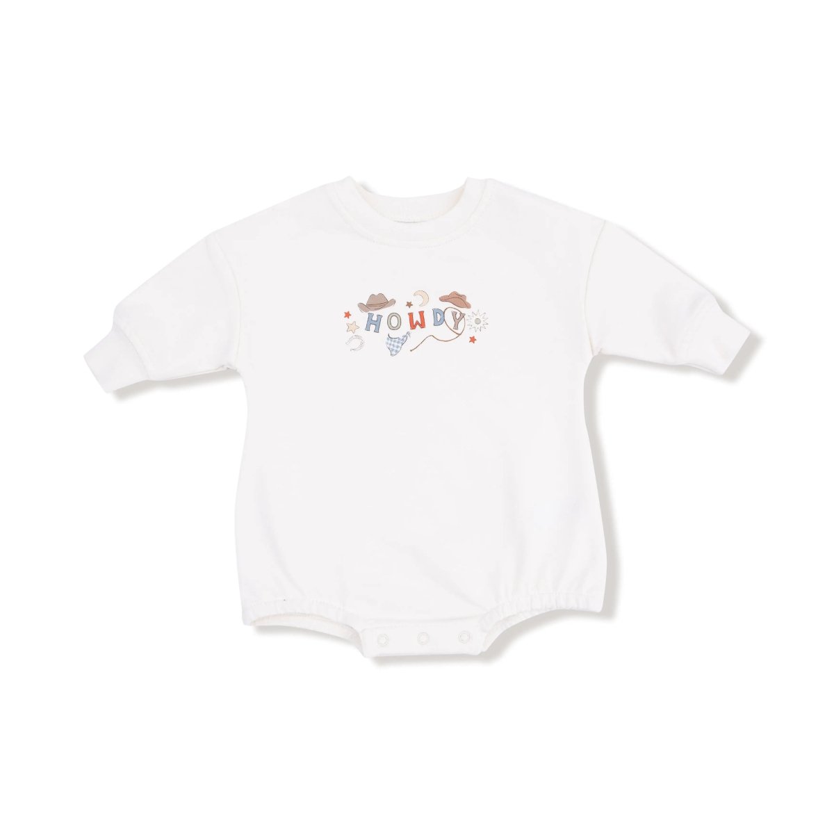 Angel Dear Angel Dear Sweatshirt Bubble With Howdy Silk Screen - Everetts Place Boutique - 