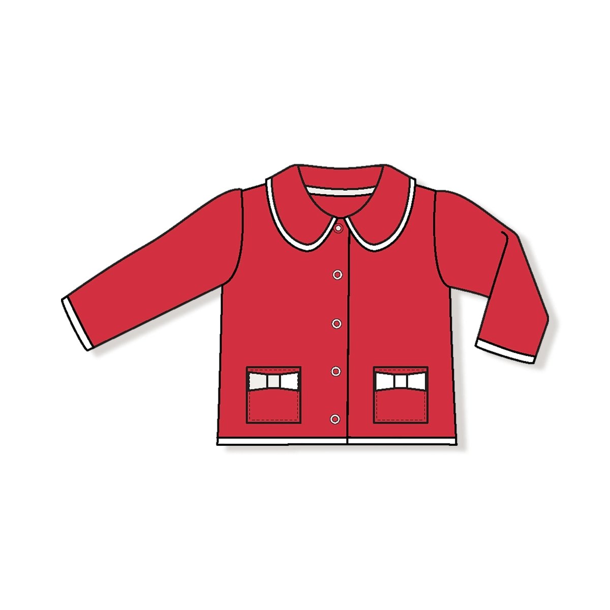 Angel Dear Angel Dear Tweed Style Jacket With Bow Pockets For Kids - Everetts Place Boutique - 