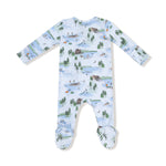Angel Dear Angel Dear Two Way Zipper Footie Bamboo Soft Baby Sleepwear - Everetts Place Boutique - 