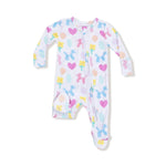 Angel Dear Angel Dear Two Way Zipper Ruffle Back Footie Bamboo - Everetts Place Boutique - 