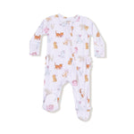 Angel Dear Angel Dear Two Way Zipper Ruffle Back Footie for Babies - Everetts Place Boutique - 