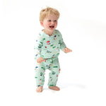 Angel Dear Angel Dear Uni Romper Cozy Henley Neckline For Fall Winter - Everetts Place Boutique - 