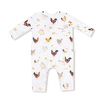 Angel Dear Angel Dear Uni Romper Henley Neckline Cozy For Fall Winter - Everetts Place Boutique - 