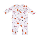 Angel Dear Angel Dear Uni Romper Henley Neckline Fall Winter Baby - Everetts Place Boutique - 