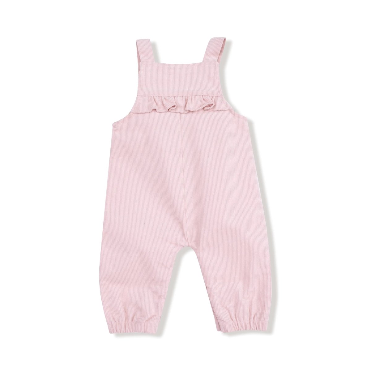 Angel Dear Angel Dear Yoke Ruffle Corduroy Overall For Babies - Everetts Place Boutique - 