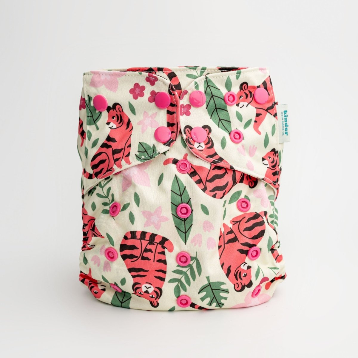 Kinder Cloth Diaper Co. - Animals and Insects: Essentials Pocket Cloth Diaper with Athletic Wicking Jersey, Grows w baby