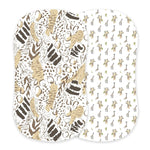 Newcastle Classics Animal Print and Hungry Giraffe Changing Pad Cover/Bamboo Bassinet Sheets - 