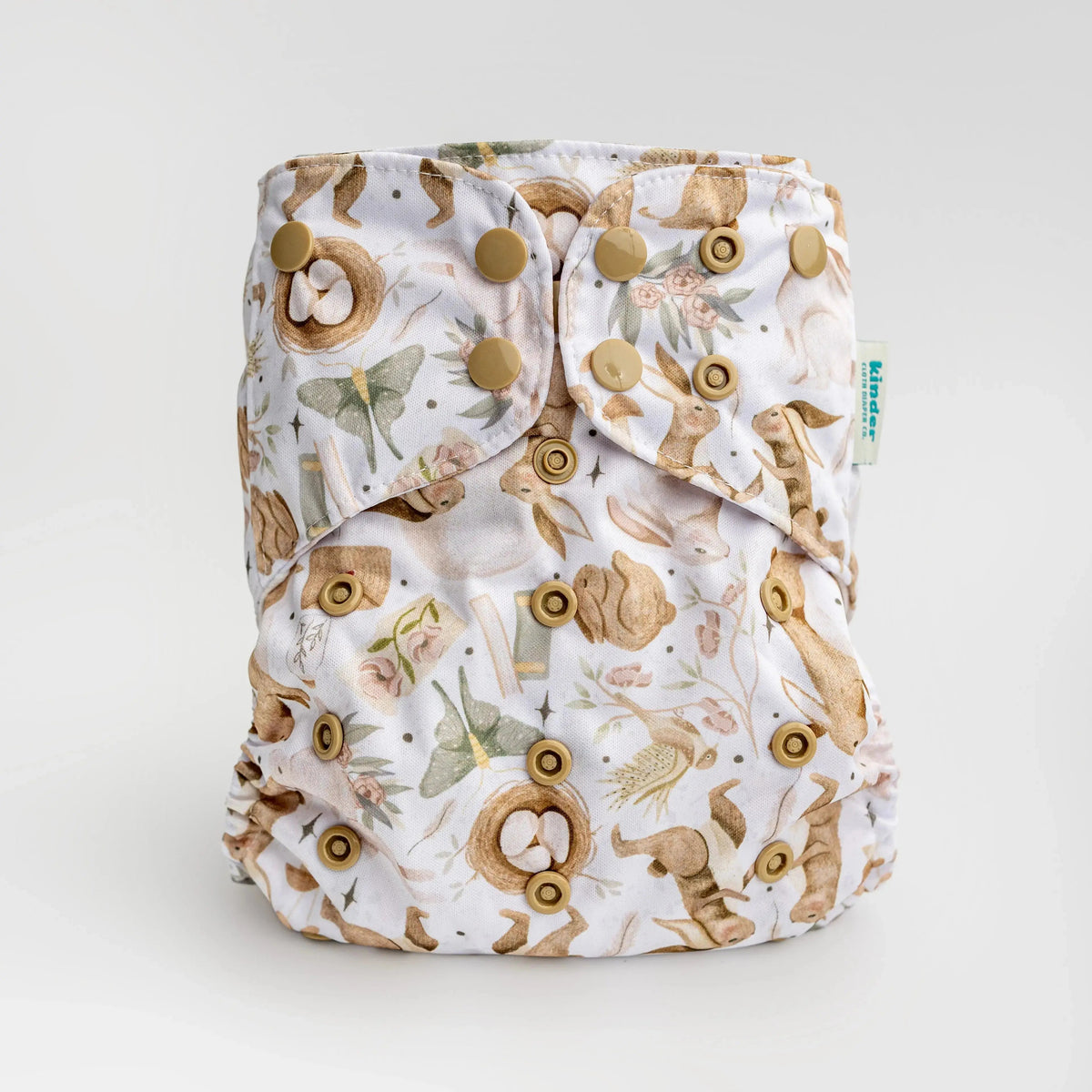 Kinder Cloth Diaper Co. - Animals and Insects: Essentials Pocket Cloth Diaper with Athletic Wicking -