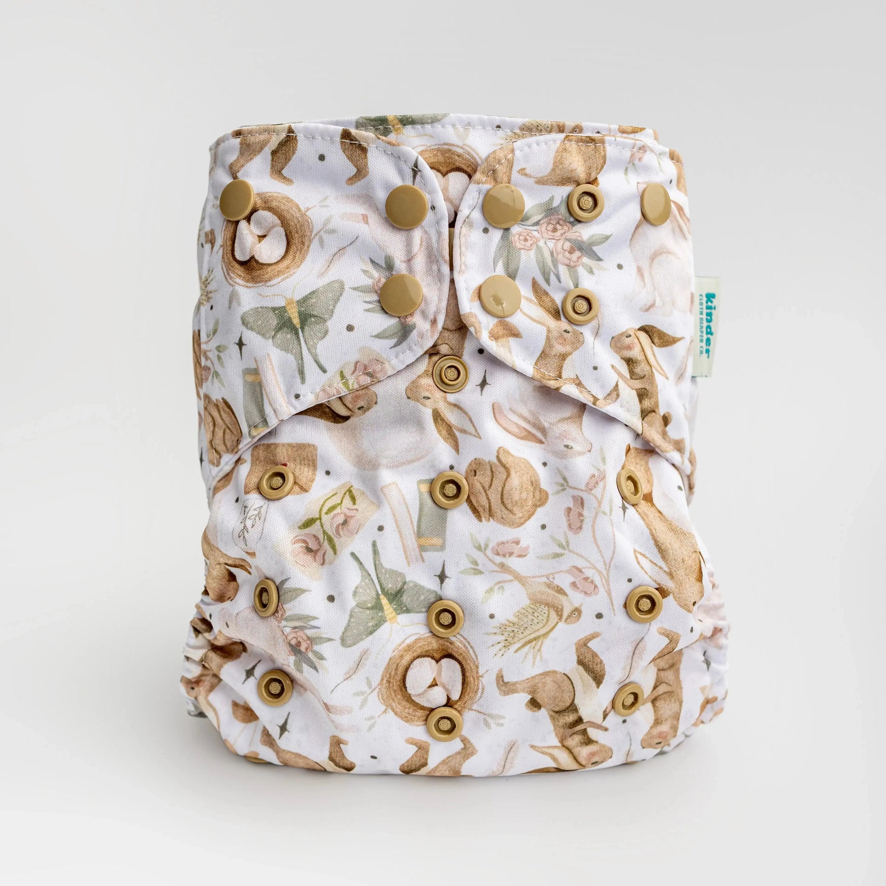 Kinder Cloth Diaper Co. - Animals and Insects: Essentials Pocket Cloth Diaper with Athletic Wicking -