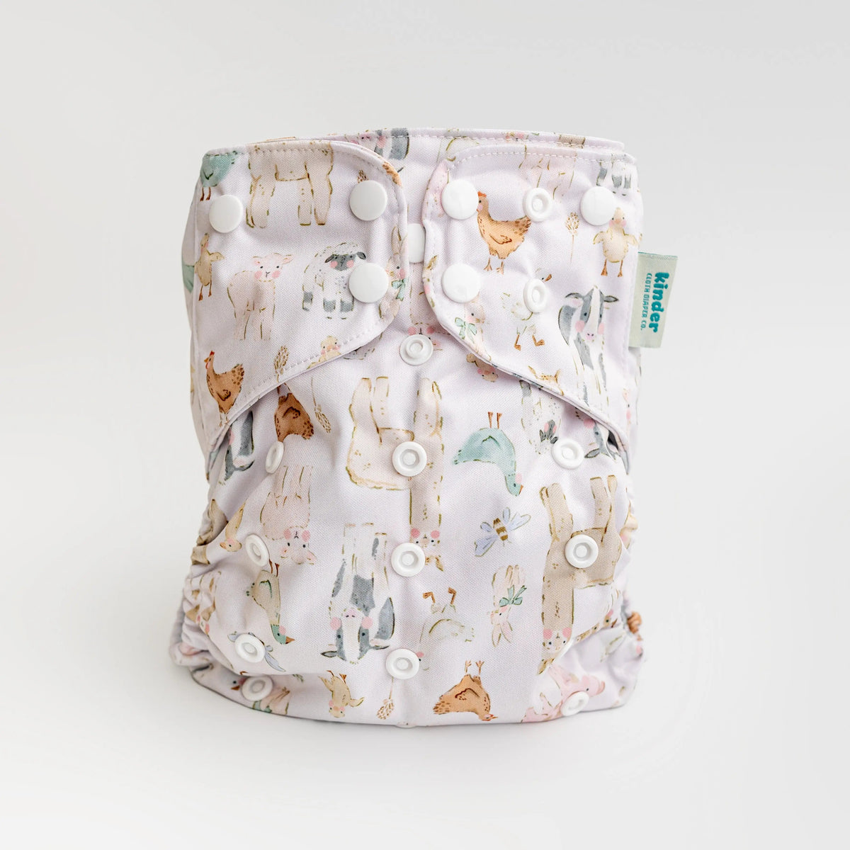 Kinder Cloth Diaper Co. - Animals and Insects: Essentials Pocket Cloth Diaper with Athletic Wicking -