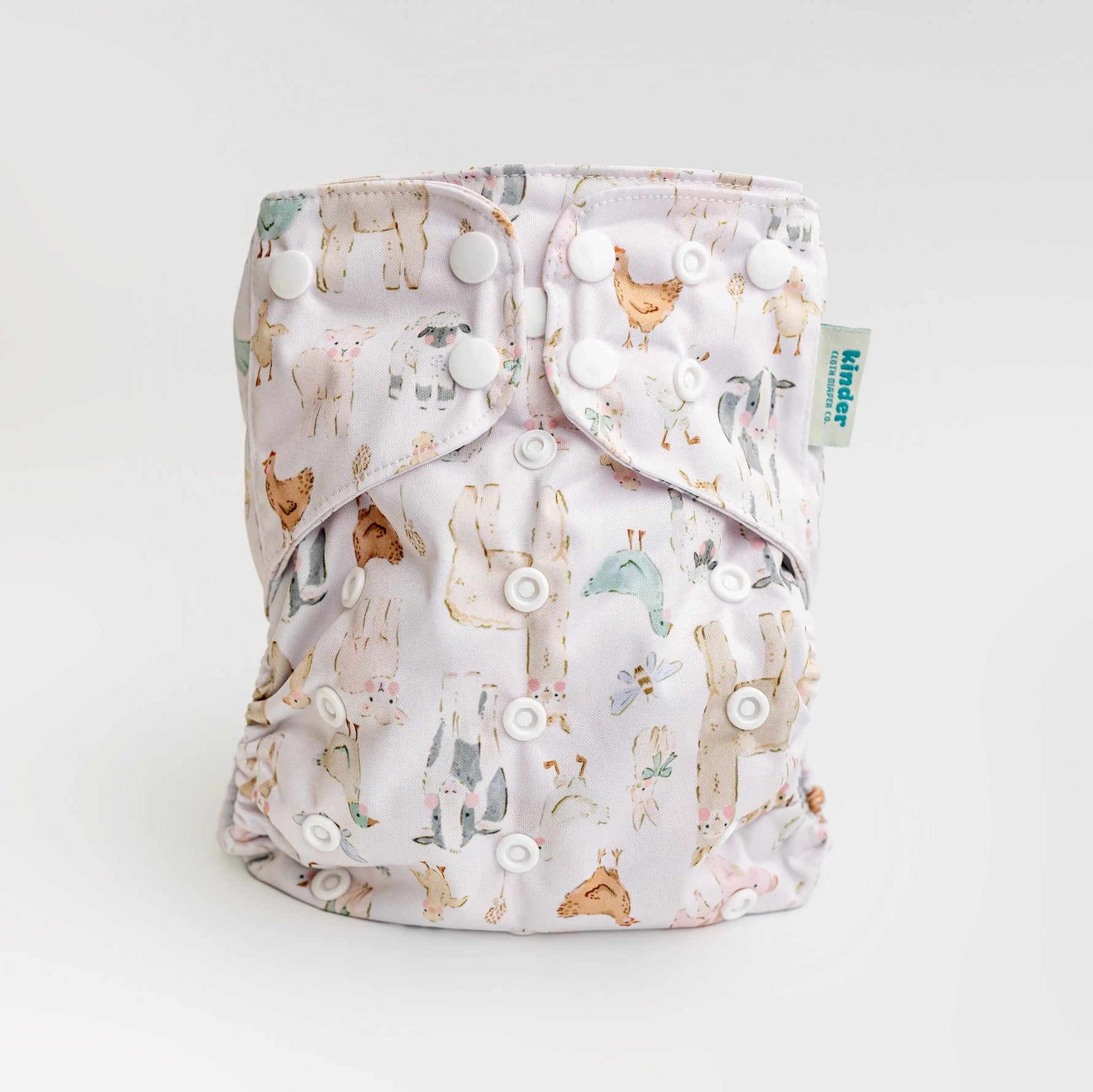 Kinder Cloth Diaper Co. - Animals and Insects: Essentials Pocket Cloth Diaper with Athletic Wicking -