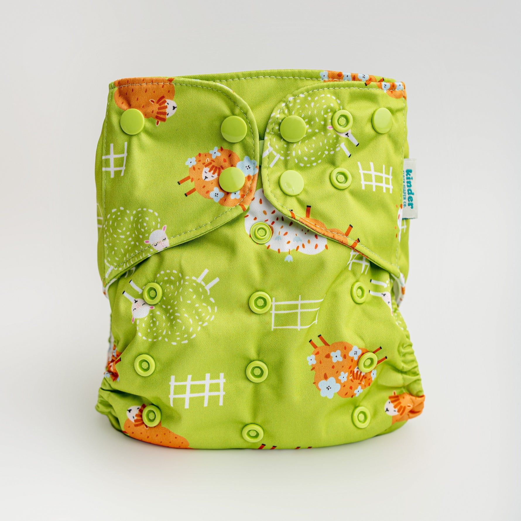 Kinder Cloth Diaper Co. - Animals and Insects: Essentials Pocket Cloth Diaper with Athletic Wicking -