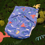 Kinder Cloth Diaper Co. Animals and Insects: Essentials Pocket Cloth Diaper with Athletic Wicking Jersey,