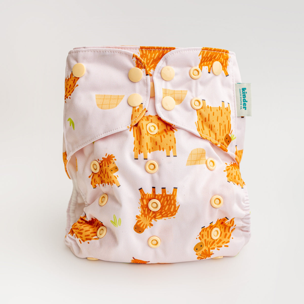 Kinder Cloth Diaper Co. - Animals and Insects: Essentials Pocket Cloth Diaper with Athletic Wicking -
