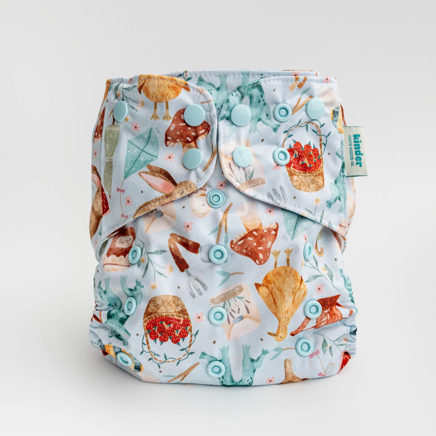 Kinder Cloth Diaper Co. - Animals and Insects: Essentials Pocket Cloth Diaper with Athletic Wicking -