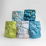 Kinder Cloth Diaper Co. - Animals and Insects: Essentials Pocket Cloth Diaper with Athletic Wicking -