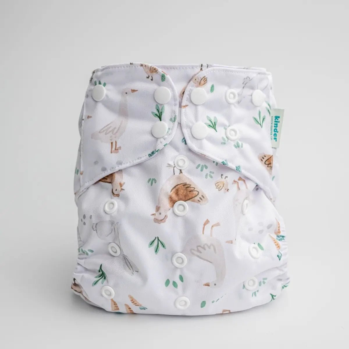 Kinder Cloth Diaper Co. - Animals and Insects: Essentials Pocket Cloth Diaper with Athletic Wicking -