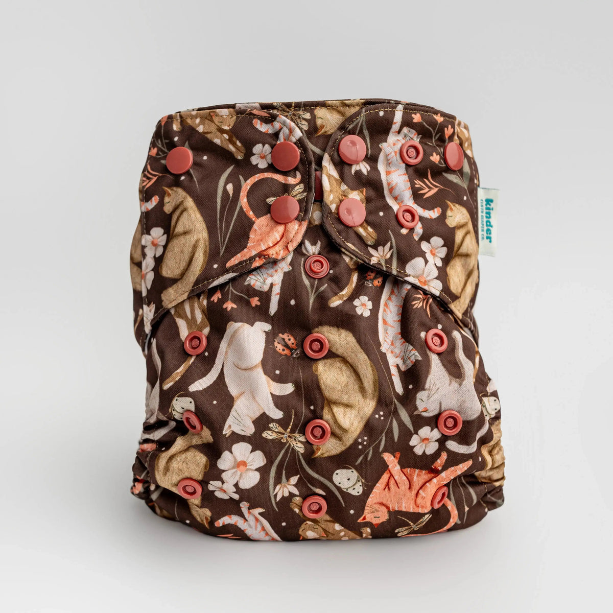 Kinder Cloth Diaper Co. - Animals and Insects: Essentials Pocket Cloth Diaper with Athletic Wicking -