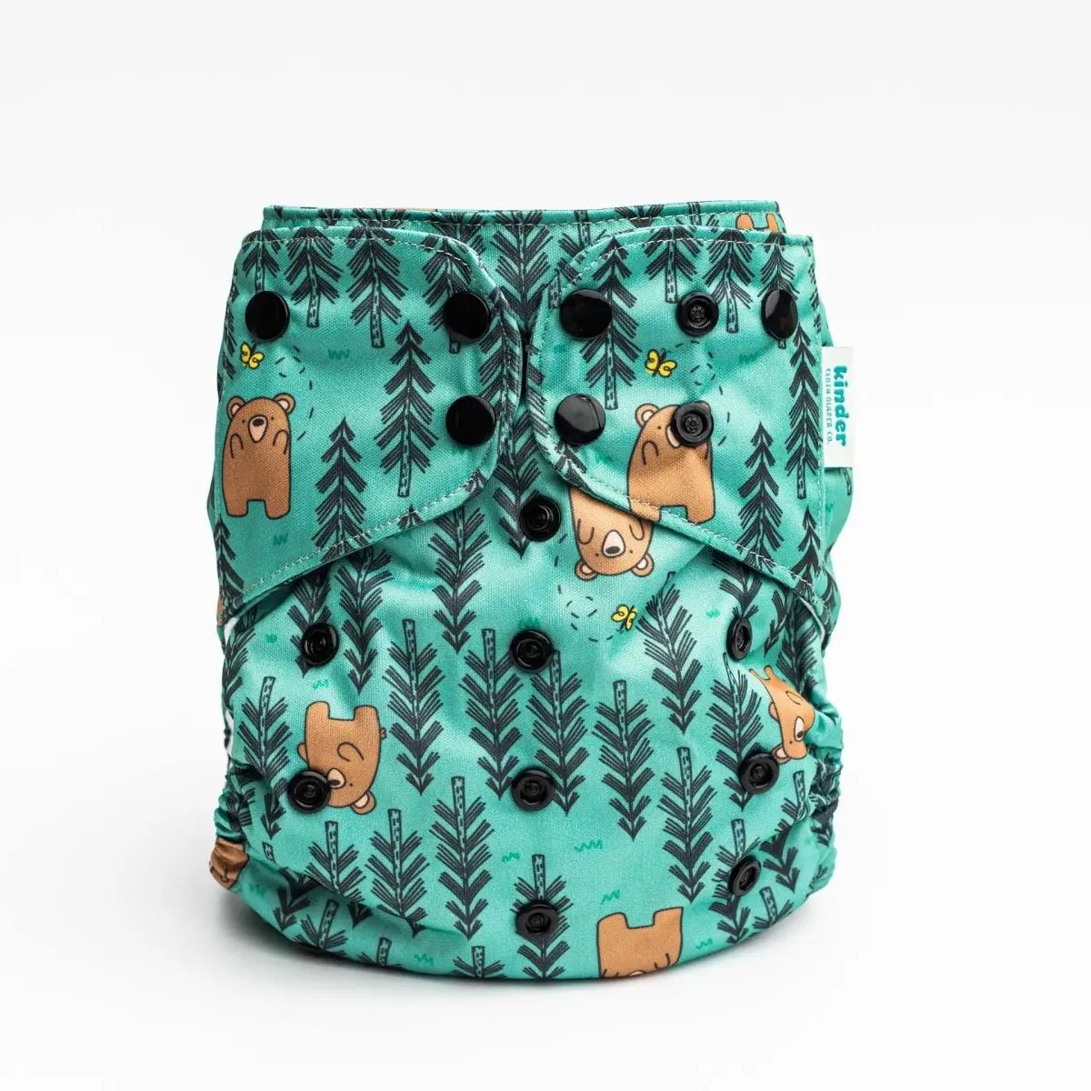 Kinder Cloth Diaper Co. - Animals and Insects: Essentials Pocket Cloth Diaper with Athletic Wicking -