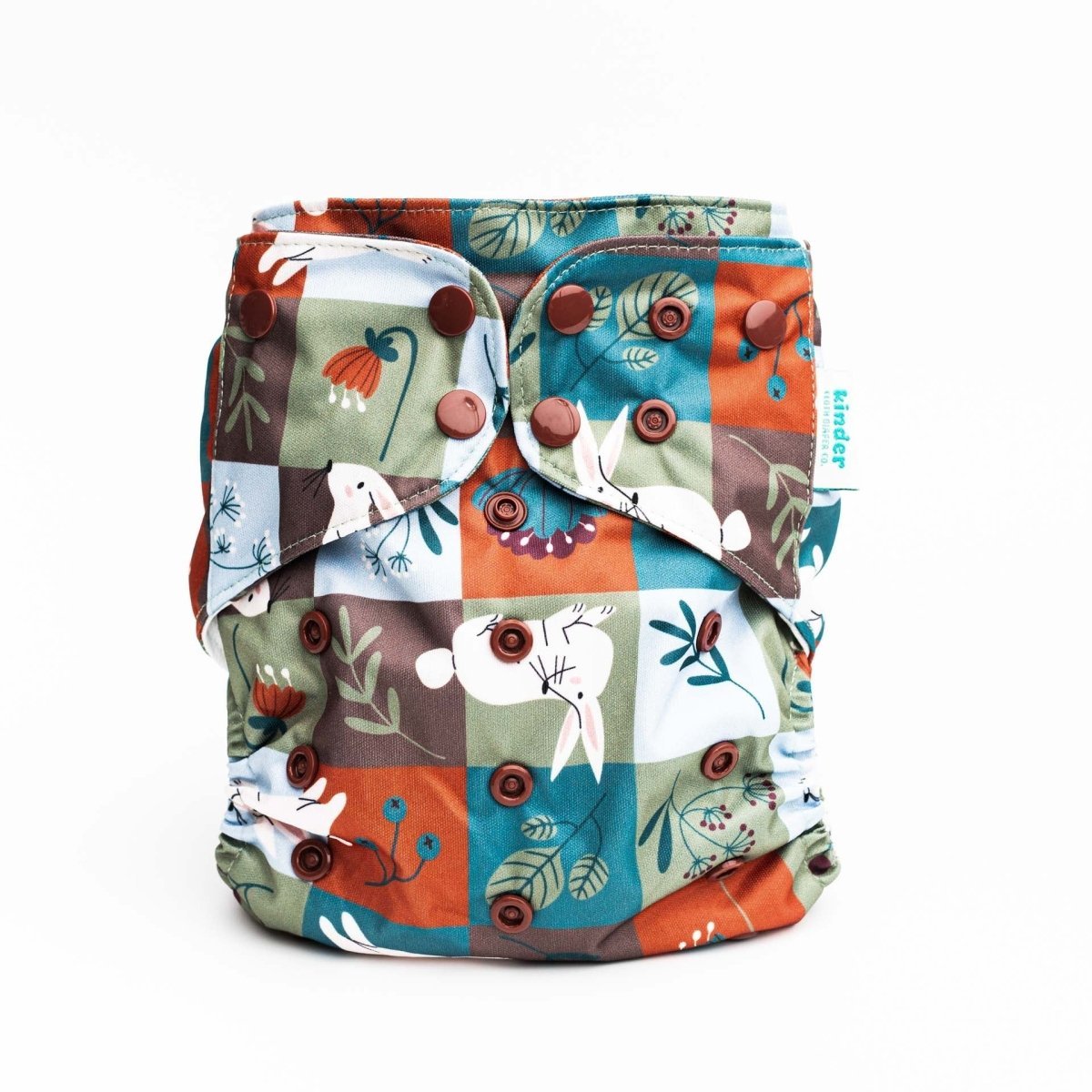 Kinder Cloth Diaper Co. - Animals and Insects: Essentials Pocket Cloth Diaper with Athletic Wicking -