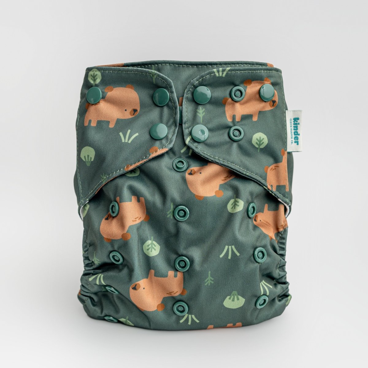 Kinder Cloth Diaper Co. - Animals and Insects: Essentials Pocket Cloth Diaper with Athletic Wicking -