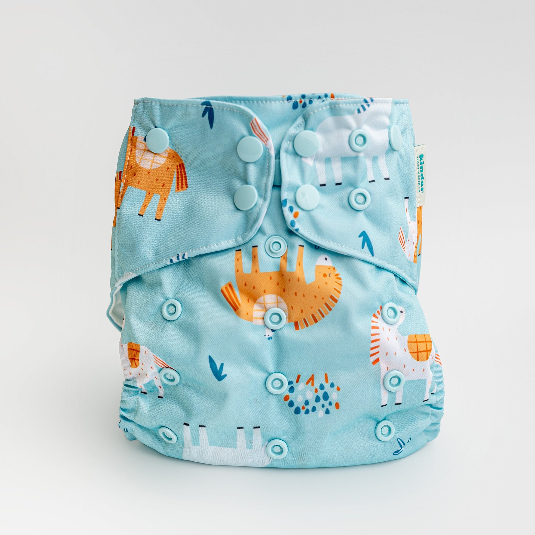 Kinder Cloth Diaper Co. - Animals and Insects: Essentials Pocket Cloth Diaper with Athletic Wicking -