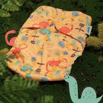 Kinder Cloth Diaper Co. Animals and Insects: Essentials Pocket Cloth Diaper with Athletic Wicking Jersey,