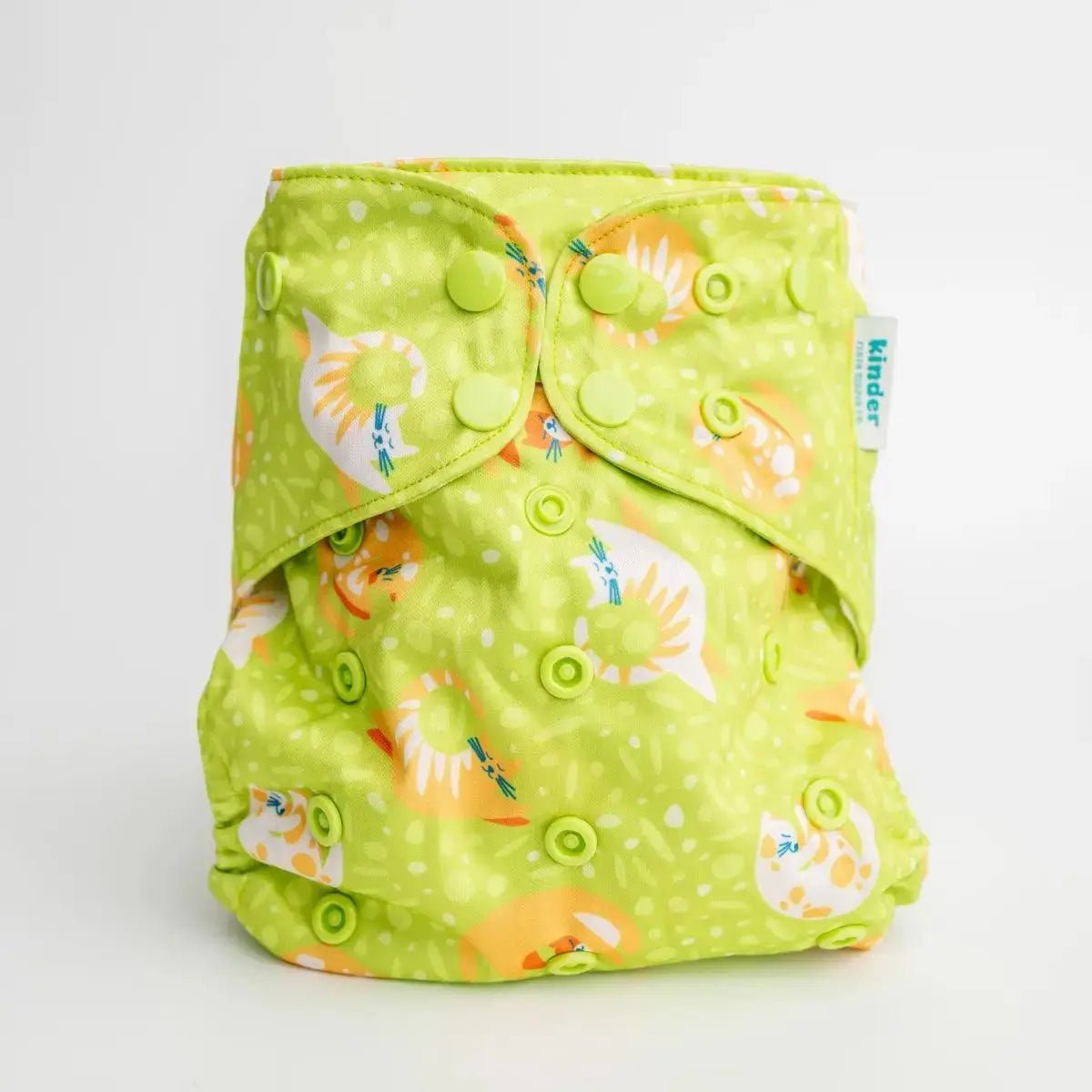 Kinder Cloth Diaper Co. - Animals and Insects: Essentials Pocket Cloth Diaper with Athletic Wicking -