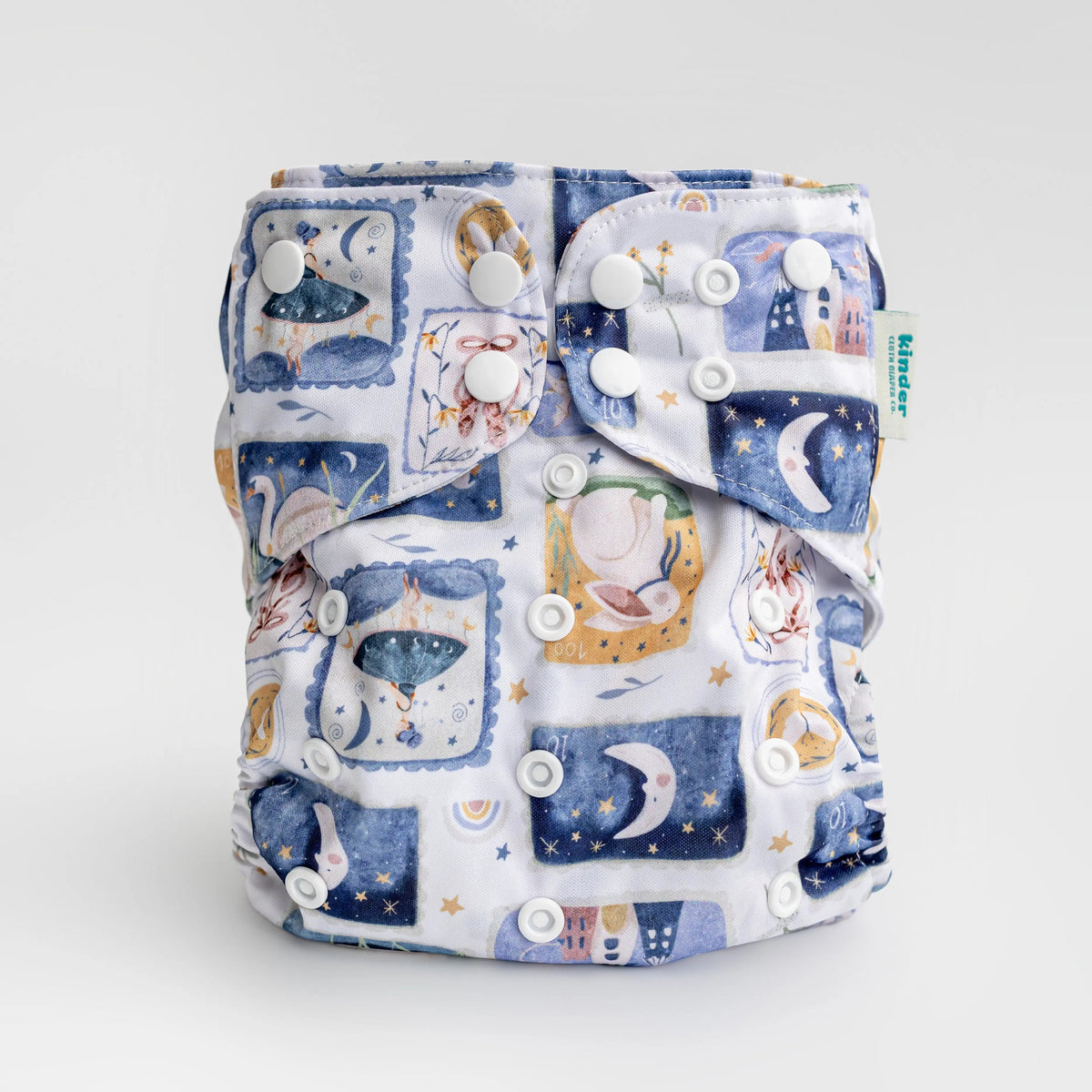 Kinder Cloth Diaper Co. - Animals and Insects: Essentials Pocket Cloth Diaper with Athletic Wicking -