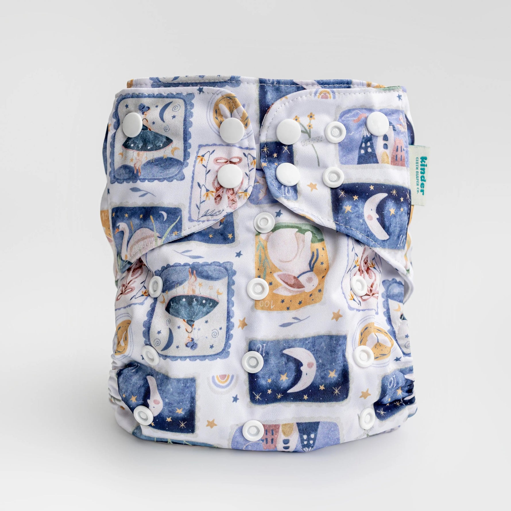 Kinder Cloth Diaper Co. - Animals and Insects: Essentials Pocket Cloth Diaper with Athletic Wicking -