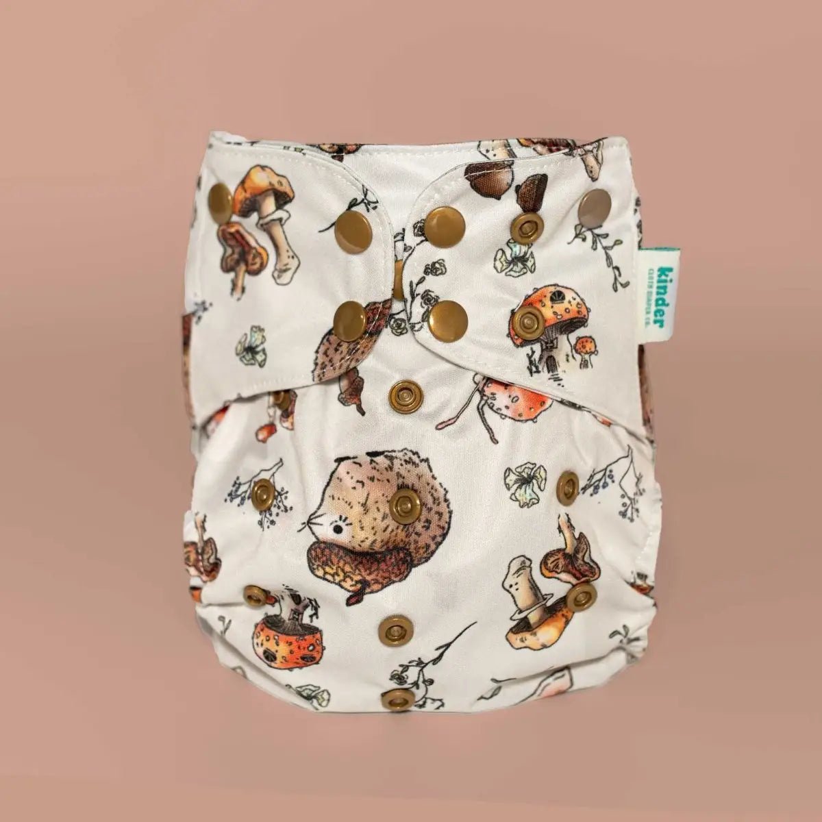 Kinder Cloth Diaper Co. - Animals and Insects: Essentials Pocket Cloth Diaper with Athletic Wicking -