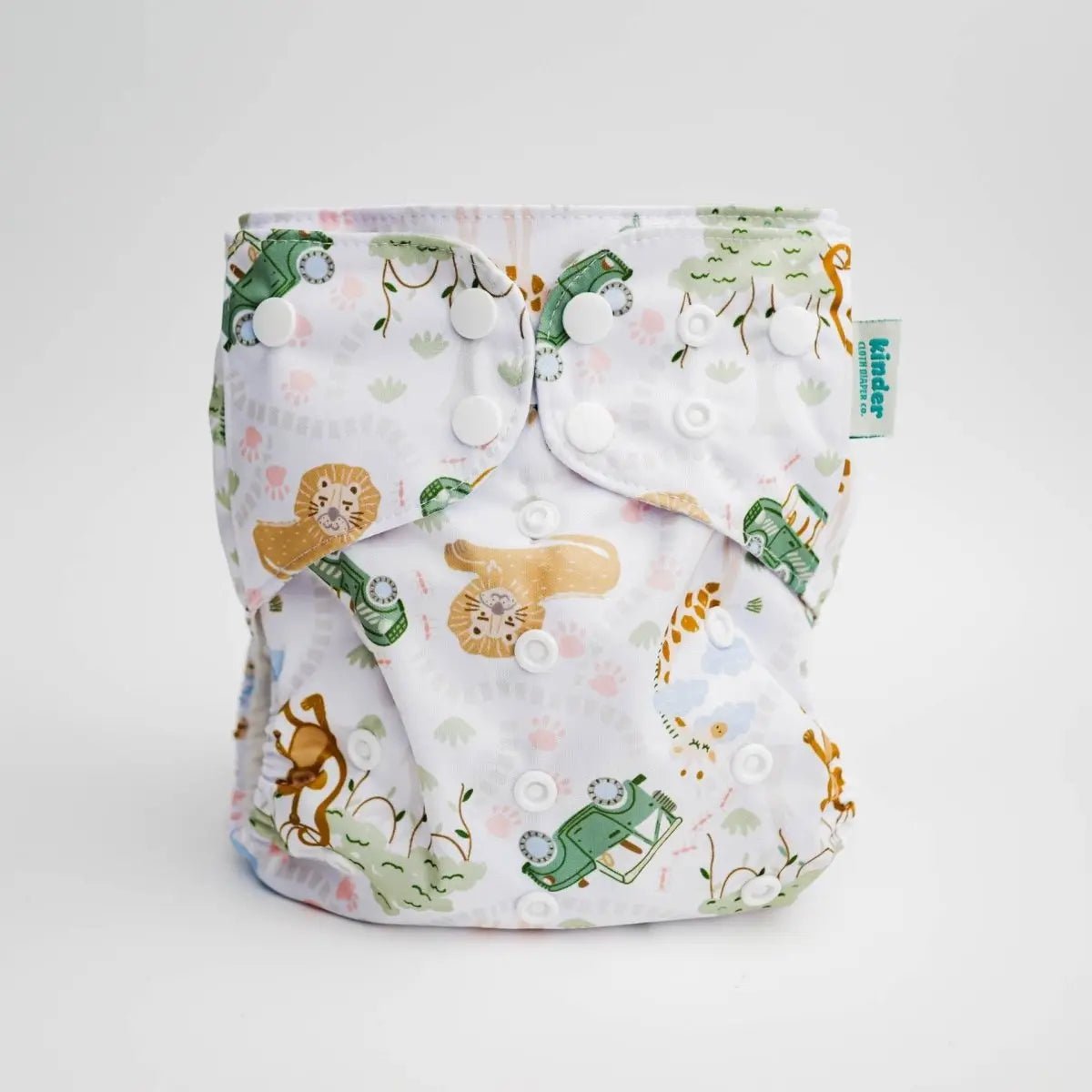 Kinder Cloth Diaper Co. - Animals and Insects: Essentials Pocket Cloth Diaper with Athletic Wicking -