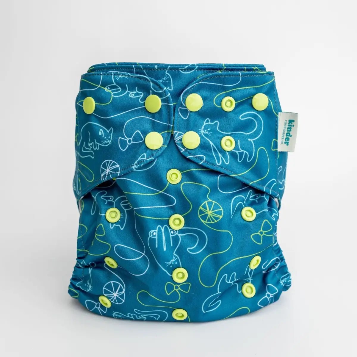 Kinder Cloth Diaper Co. - Animals and Insects: Essentials Pocket Cloth Diaper with Athletic Wicking -